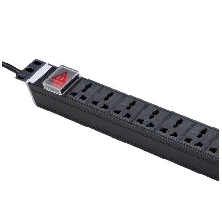 BlackCopper BCPDU8PU 8-Outlet 1U Rack Mount Power Distribution Unit (PDU) - Image 2