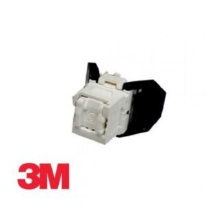 3M Corning RJ45 Keystone Jack Cat6 UTP (FQ100031241) – White