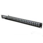 Corning 24-Port Unloaded CAT6 Patch Panel (1U Rack Mount)