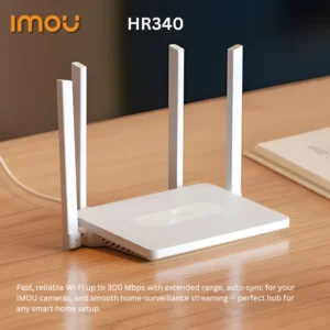 HR340 300Mbps Wireless Router with 4 Antennas (IMOU Camera Auto Sync)